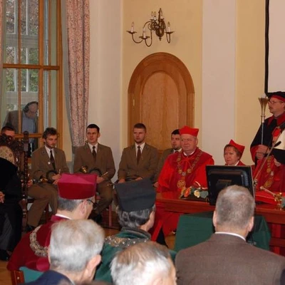 Uroczystość nadania DOKOTORA  HORONIS CAUSA Uniwersytetu Przyrodniczego w Poznaniu prof. dr. hab. Andrzejowi Jaworskiemu