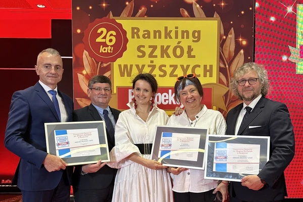 Reprezentacja wydziału z nagrodą