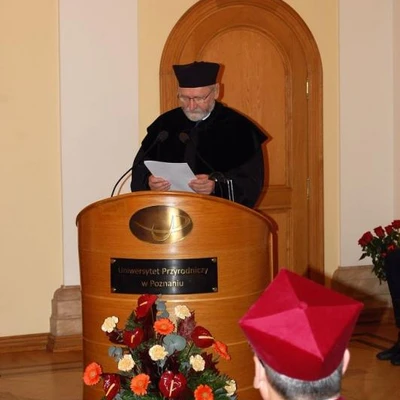 Uroczystość nadania DOKOTORA  HORONIS CAUSA Uniwersytetu Przyrodniczego w Poznaniu prof. dr. hab. Andrzejowi Jaworskiemu