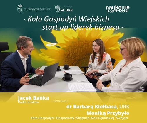 Okładka odcinka z dr Barbarą Kiełbasą: Koło Gospodyń Wiejskich - start up liderek biznesu