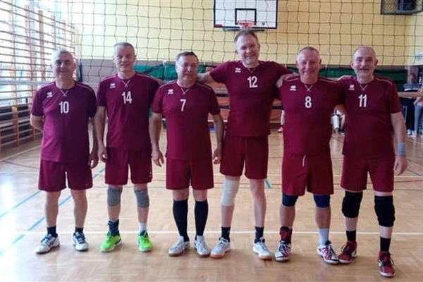 Reprezentacja pracowników URK w siatkówce