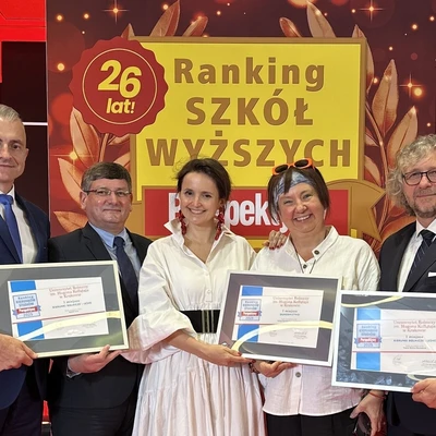 Reprezentacja wydziału z nagrodą