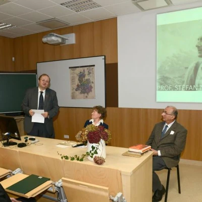 Uroczystość nadania sali wykładowej nr III imienia prof. Stefana Myczkowskiego