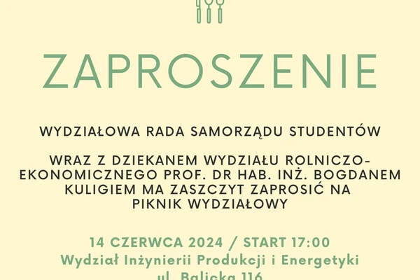 Zaproszenie na piknik