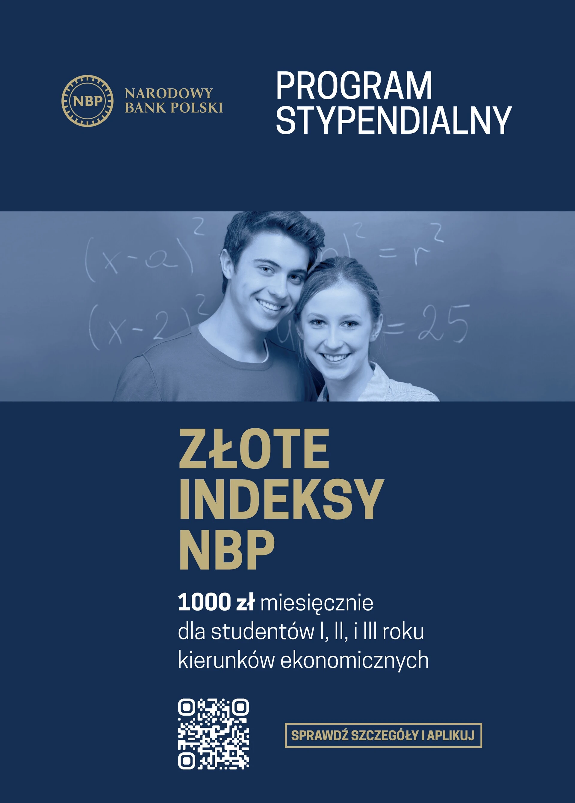 Plakat Konkursu Programu Stypendialnego NBP